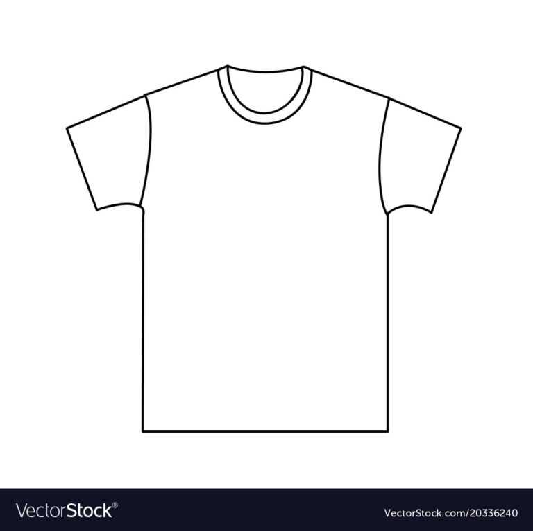 Blank Tshirt Template Pdf Professional Template