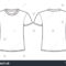 Blank Tshirt Template Front Back Stock Vector (Royalty Free Regarding Blank T Shirt Outline Template