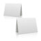 Blank White Paper Stand Table Holder Card. 3D Vector Design Inside Card Stand Template