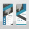 Blue Business Roll Up Banner Flat Design Template ,abstract Geometric.. In Pop Up Banner Design Template