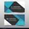 Blue Corporate Business Card Name Card Template Intended For Buisness Card Template