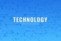 Blue Tech Free Powerpoint Template - Powerpointify within Powerpoint Templates For Technology Presentations