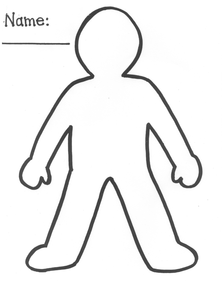 Body Drawing Template Free Download Best Body Drawing throughout