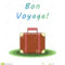 Bon Voyage Suitcase. Vector Illustration Stock Vector Throughout Bon Voyage Card Template