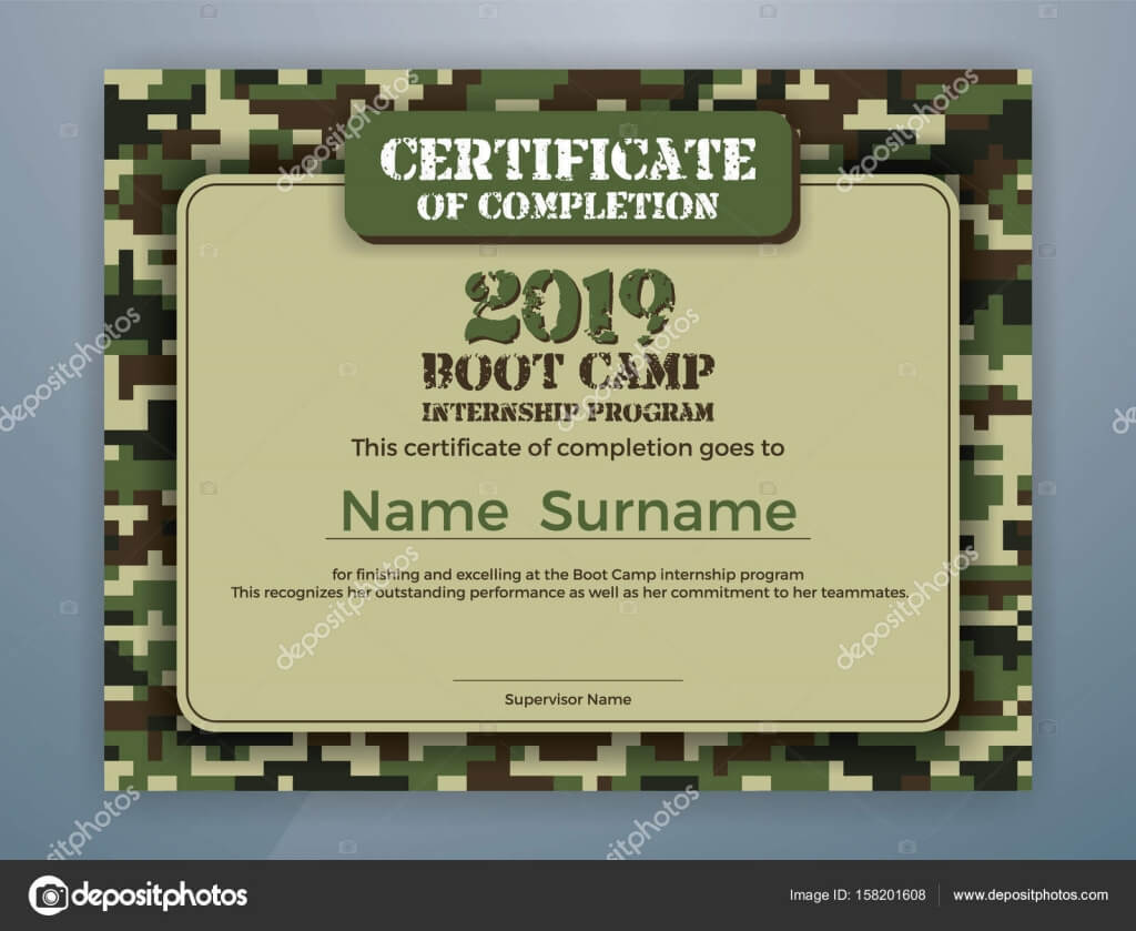 Boot Camp Certificate Template | Boot Camp Internship Pertaining To Boot Camp Certificate Template