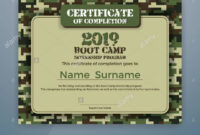 Boot Camp Internship Program Certificate Template Design with Boot Camp Certificate Template