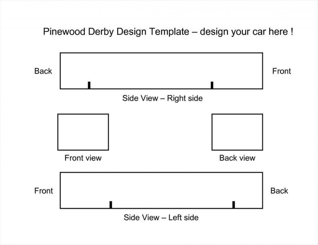 Boy Scout Pinewood Derby Car Design Templates – Templates For Pinewood Derby Certificate Template
