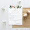 Bridal Shower Advice Card, Wedding Advice For The Bride And Throughout Marriage Advice Cards Templates
