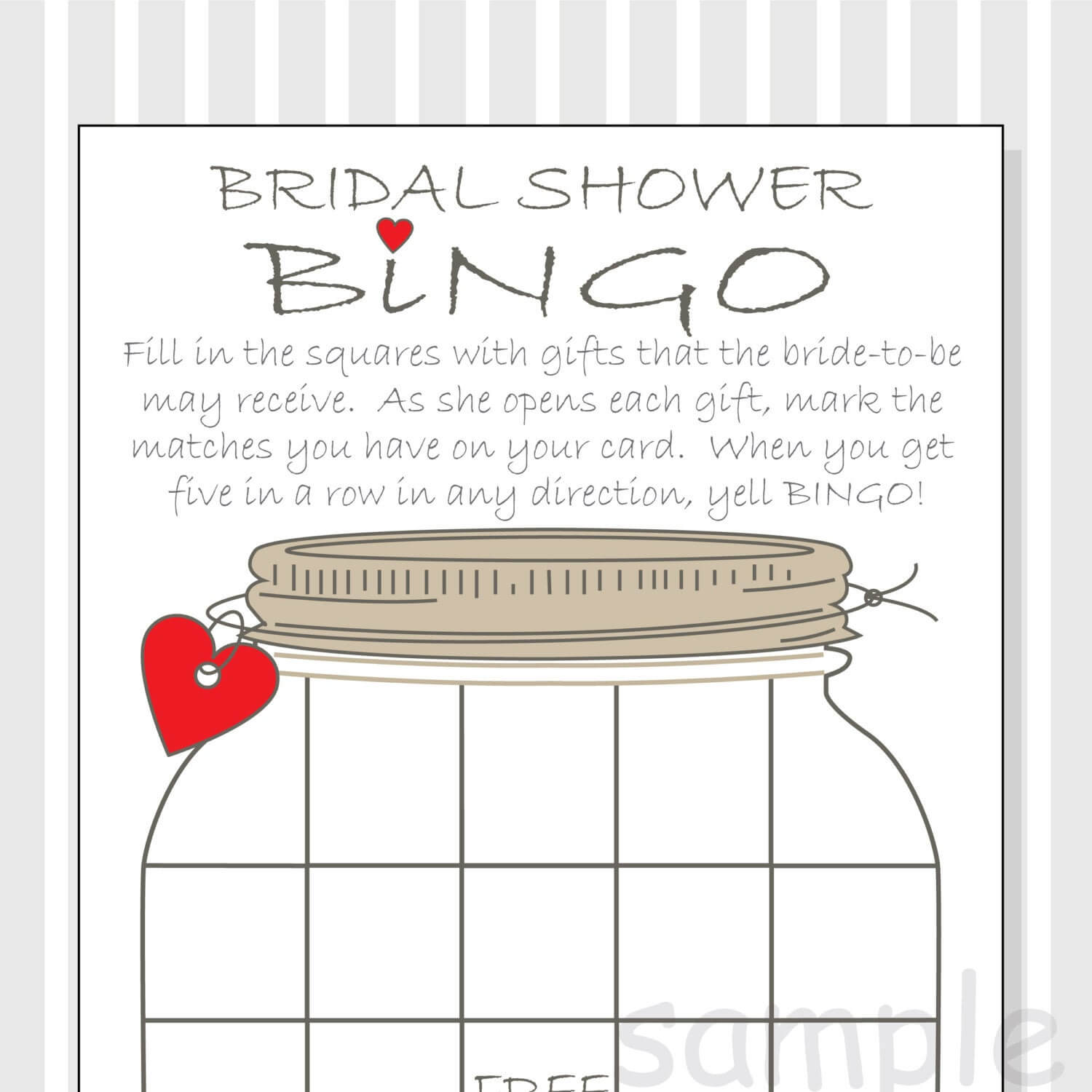 Bridal Shower Bingo Cards Free Printable And Available Pertaining To Blank Bridal Shower Bingo Template