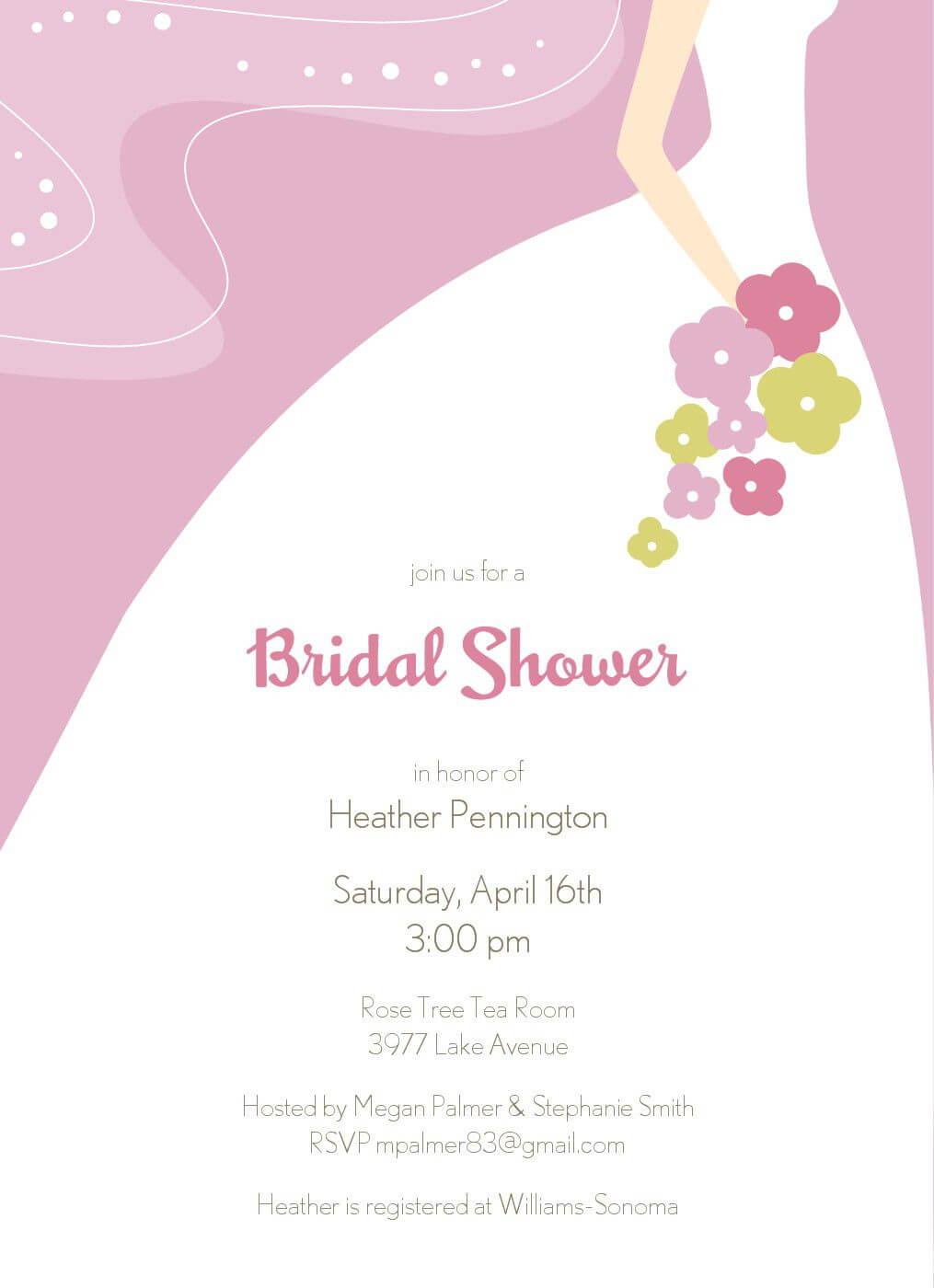 Bridal Shower Invitation Templates : Bridal Shower With Blank Bridal Shower Invitations Templates