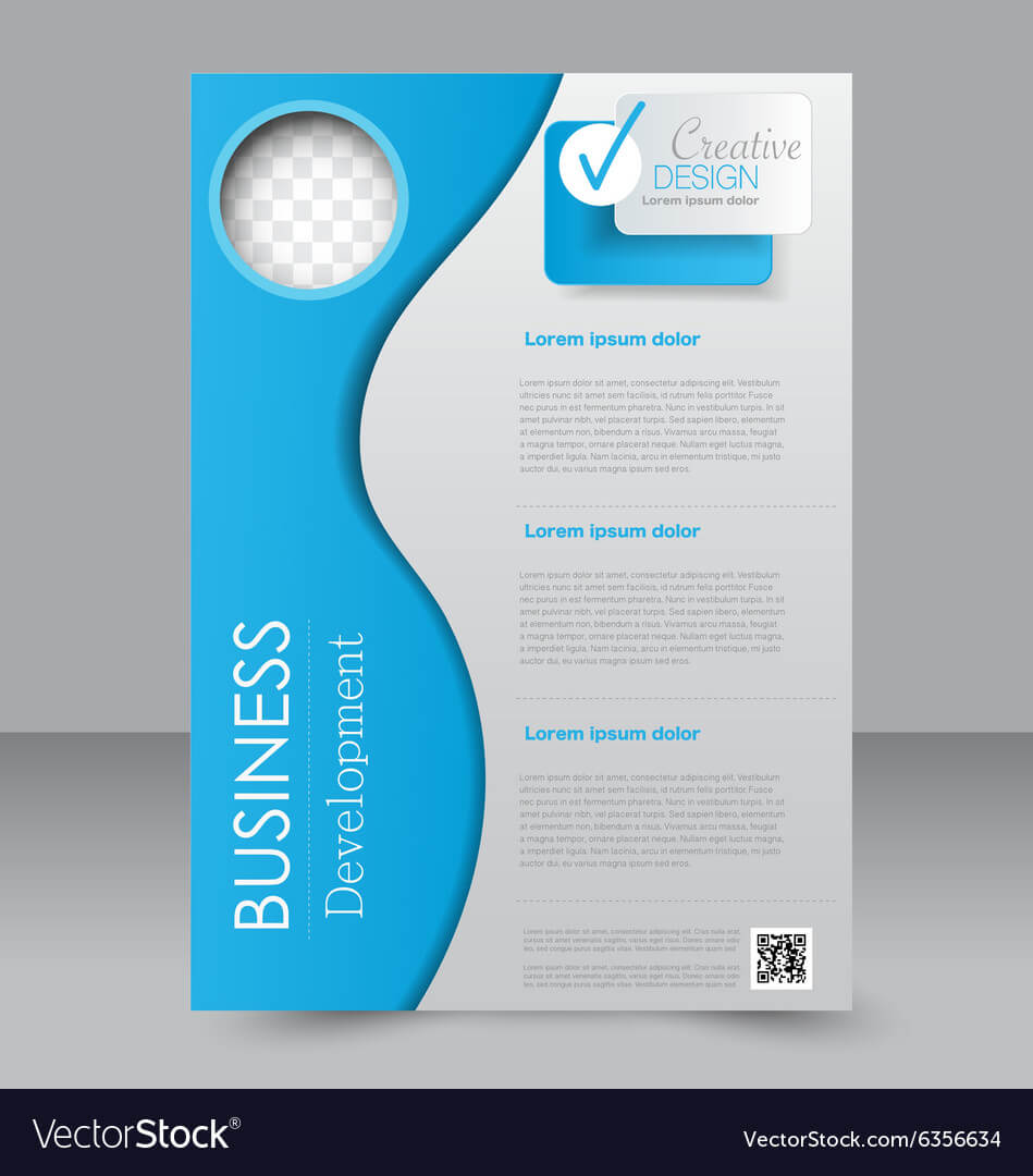 Brochure Template Business Flyer Editable A4 In Brochure Templates Adobe Illustrator
