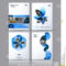 Brochure Template Layout Collection, Cover Design Annual For Half Page Brochure Template