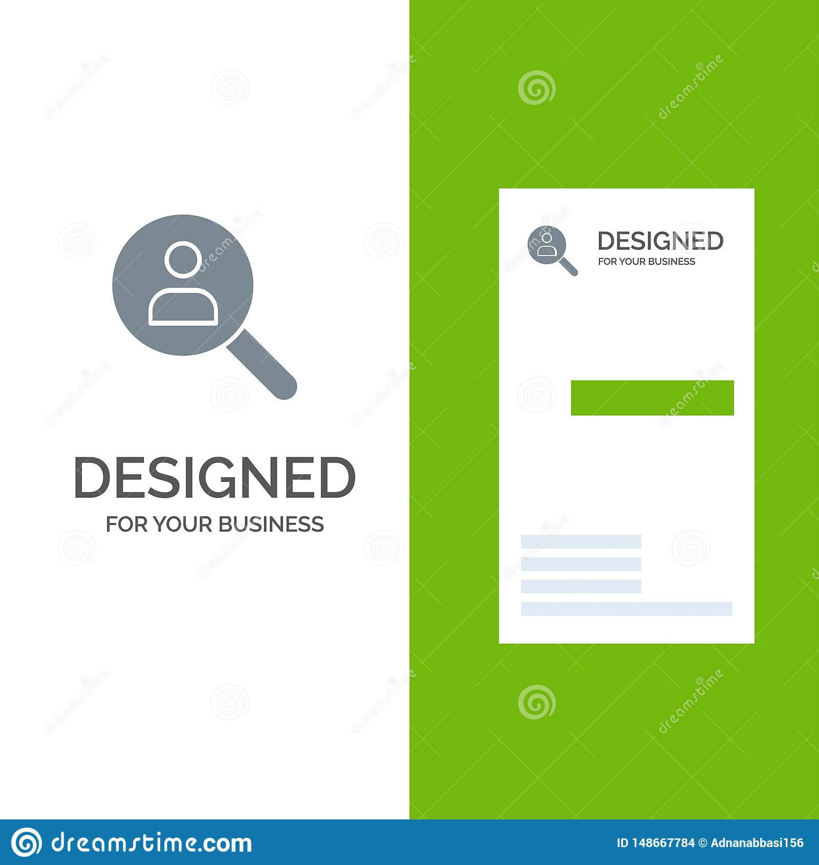 Browse, Find, Networking, People, Search Grey Logo Design Regarding Networking Card Template