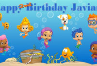 Bubble Guppies -Custom- Personalized Vinyl And 50 Similar Items throughout Bubble Guppies Birthday Banner Template