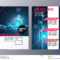 Business And Technology Brochure Design Template Vector Tri Inside Technical Brochure Template