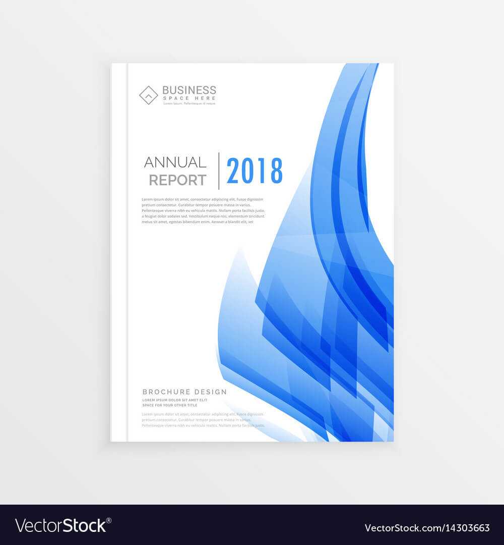 Business Annual Report Cover Page Template In A4 Intended For Cover Page For Annual Report Template