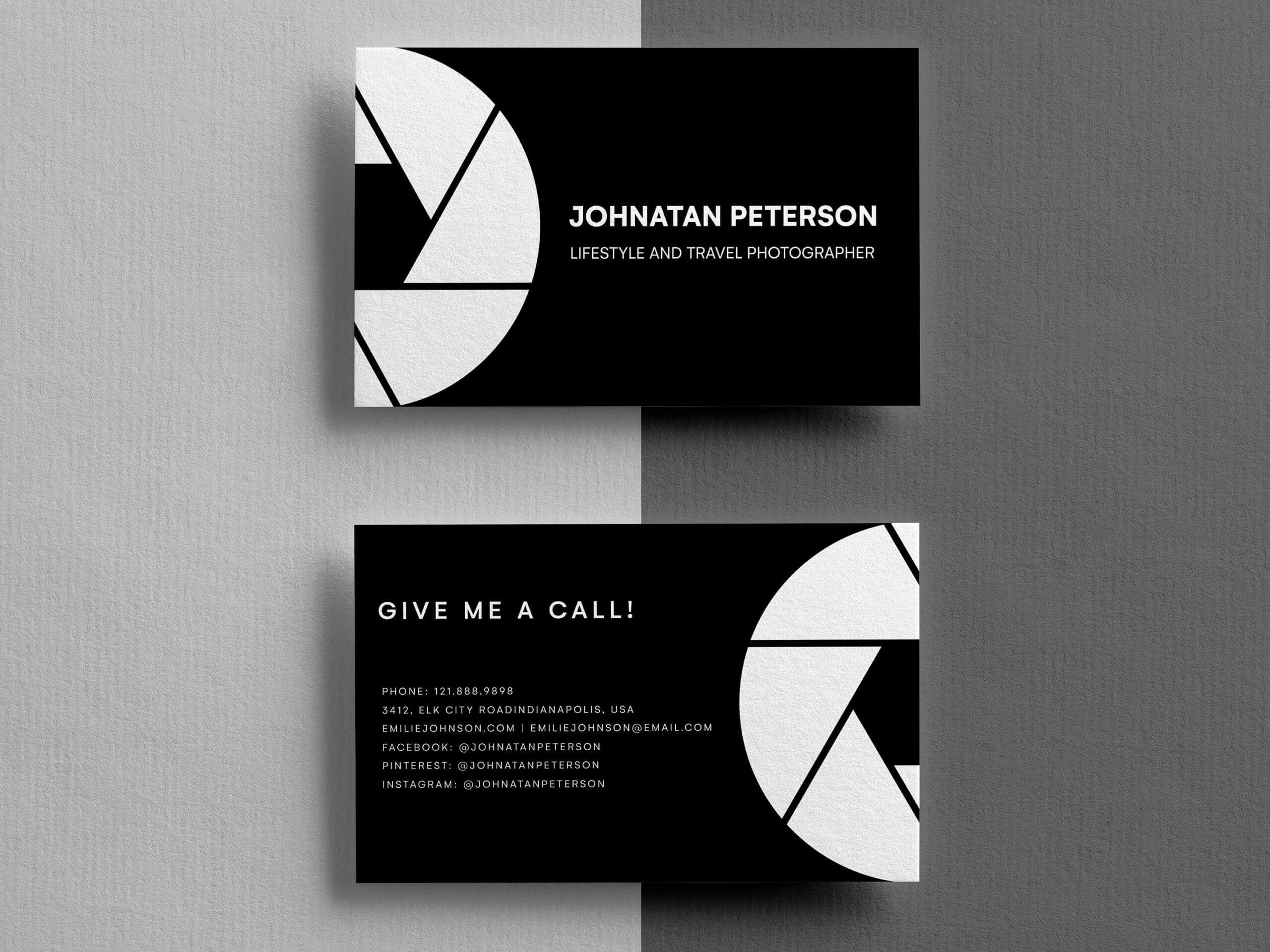 Business Calling Card Design – Gisa Within Template For Calling Card
