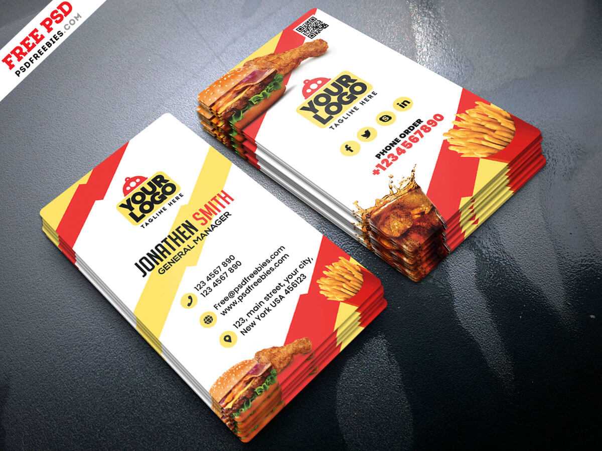 Business Card Design Food – Www Pertaining To Food Business Cards Templates Free