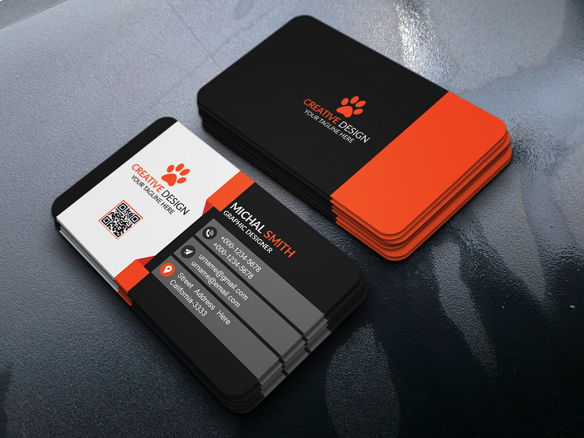 Business Card Design (Free Psd) On Behance In Visiting Card Templates Psd Free Download