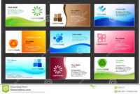 Business Card Template Design Stock Vector - Illustration Of regarding Calling Card Free Template