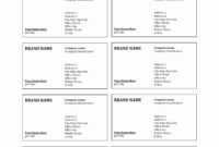 Business Card Template For Word - Zohre.horizonconsulting.co intended for Word Template For Business Cards Free