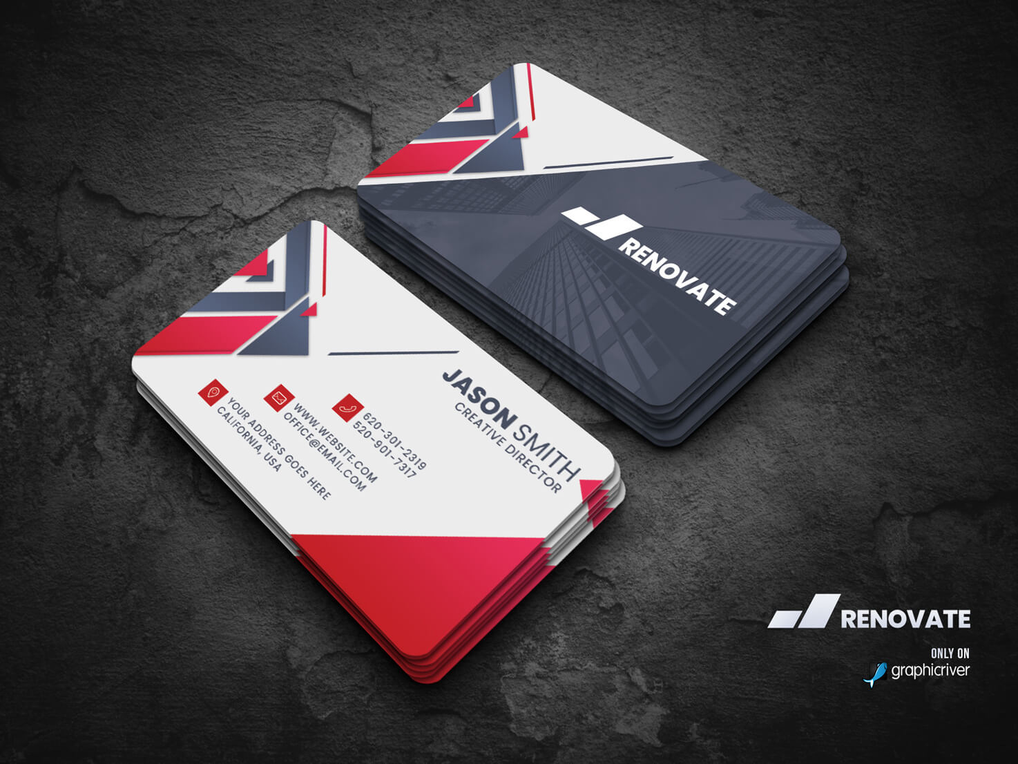 Business Card Template Psddalibor Stankovic On Dribbble With Regard To Photoshop Business Card Template With Bleed