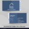 Business Card Template Real Estate Agency Design With Regard To Real Estate Agent Business Card Template