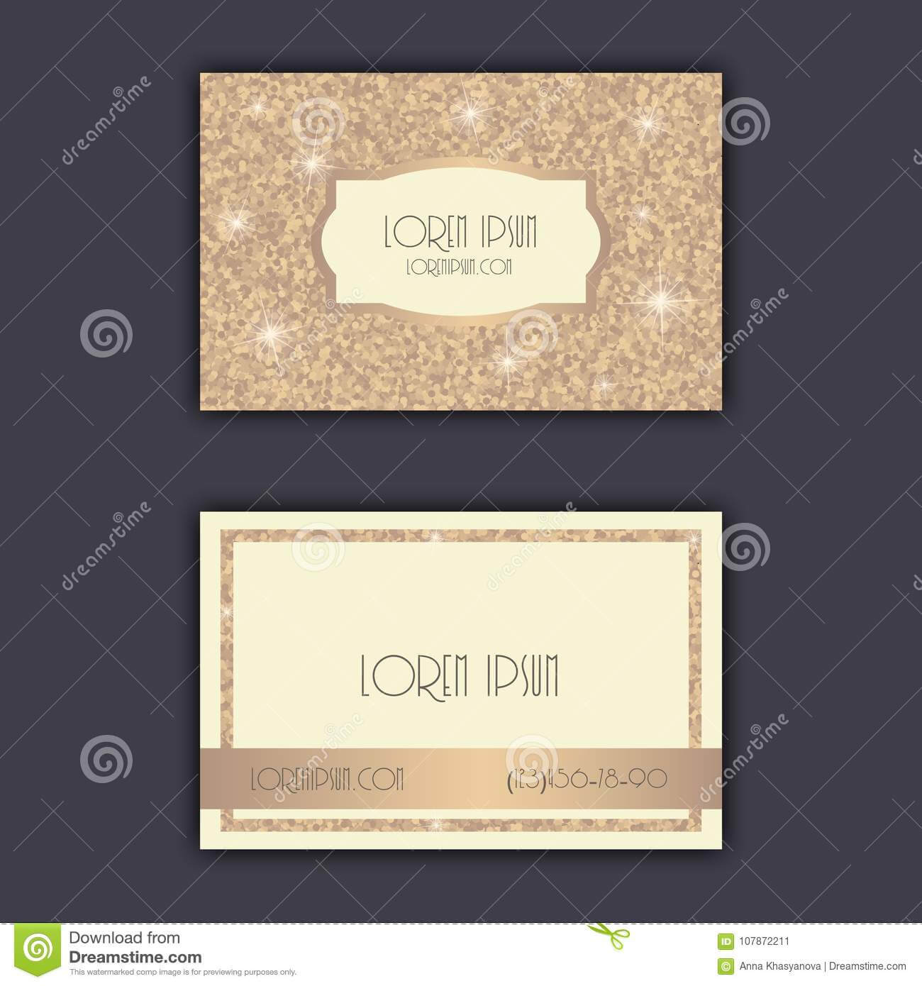 Business Card Templates With Glitter Shining Background Intended For Celebrate It Templates Place Cards