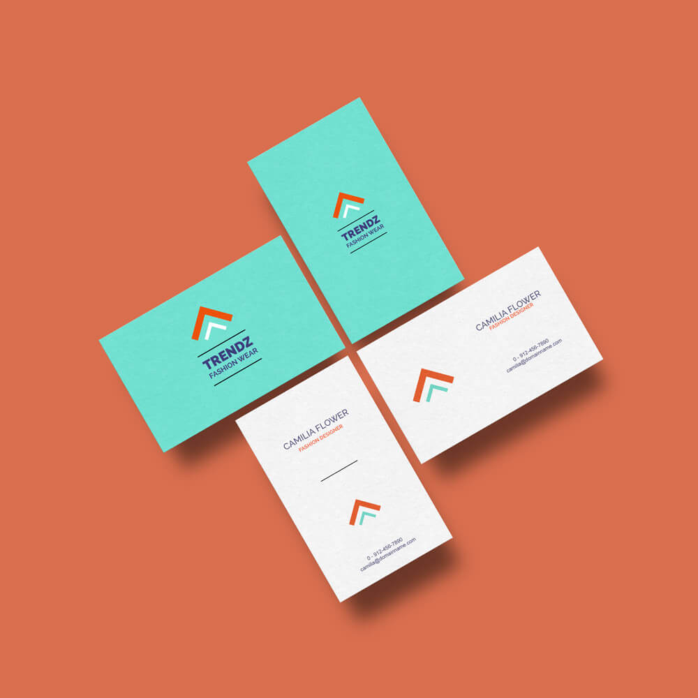 Business Cards Mockup Free Template Within Business Card Template Powerpoint Free