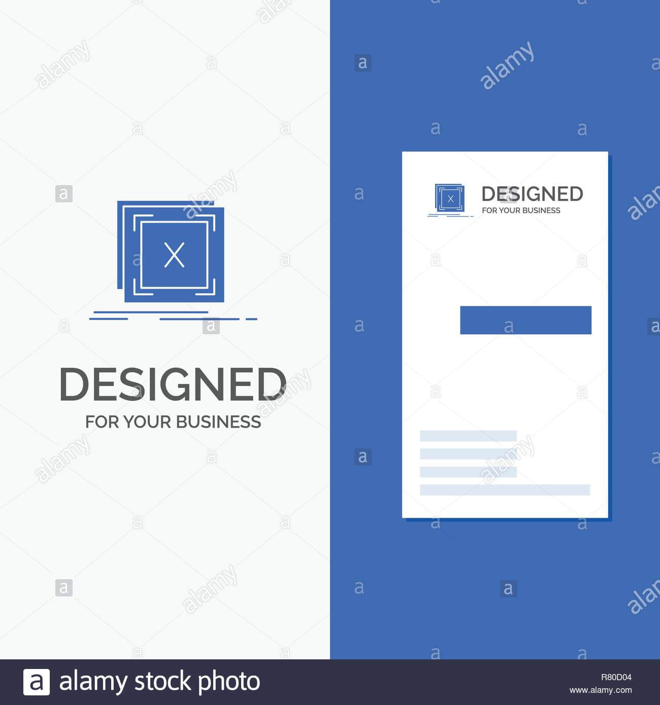 Business Logo For Error, Application, Message, Problem In Queue Cards Template