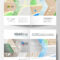 Business Templates For Bi Fold Brochure, Magazine, Flyer Or Throughout Blank City Map Template