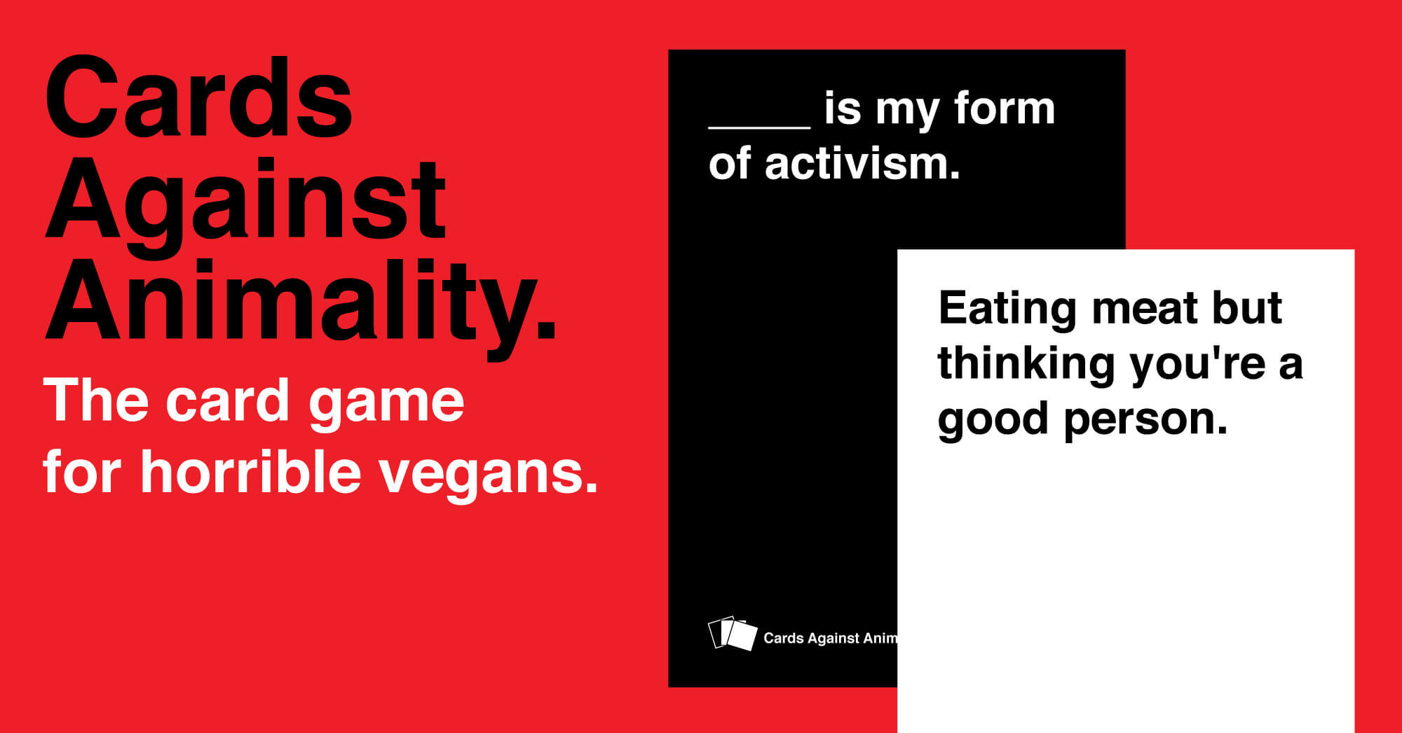 Cards Against Animality – Anti Speciesist Action Collective Throughout Cards Against Humanity Template