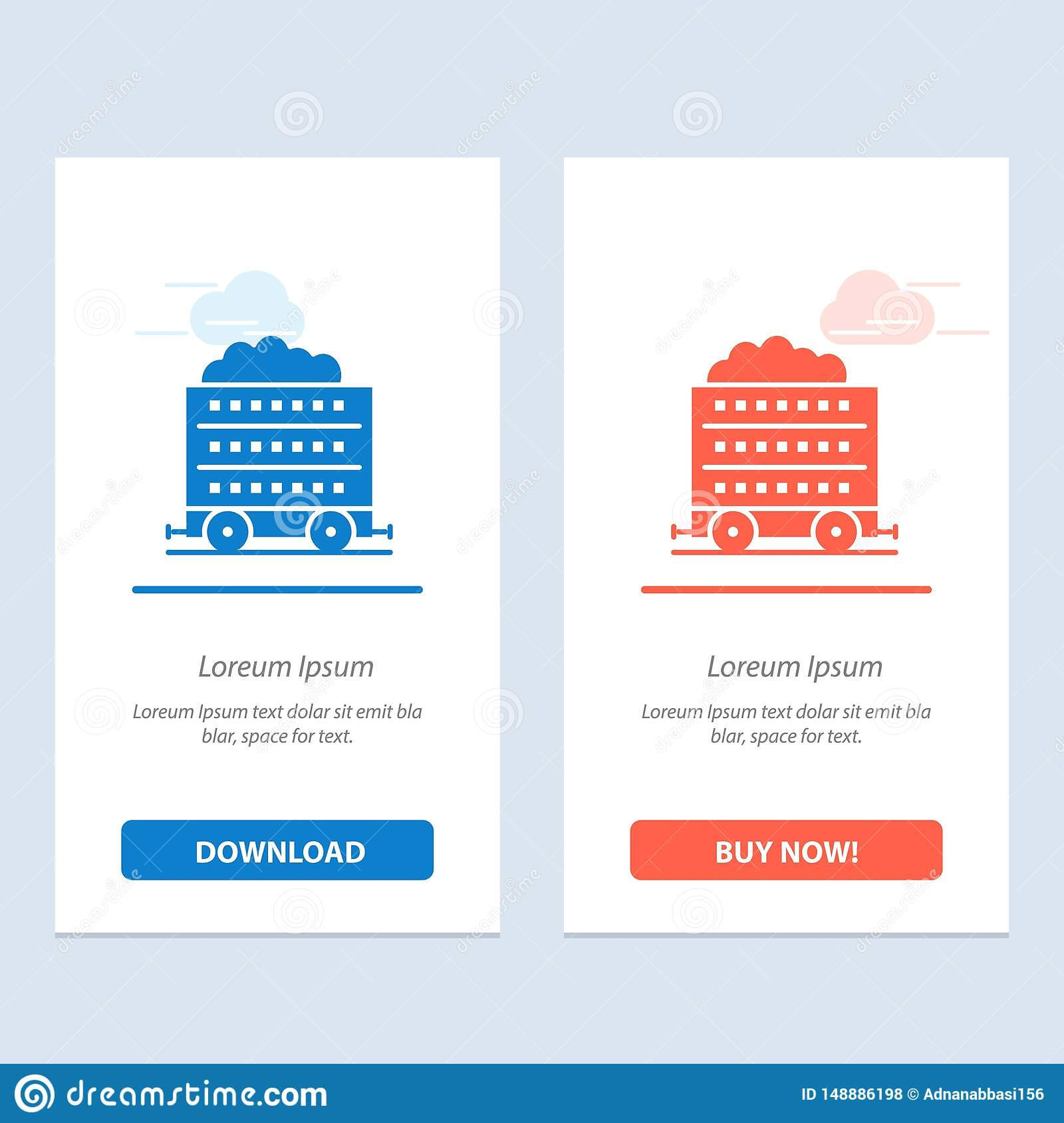 Cart, Barrow, Construction, Wheel Blue And Red Download And Inside Push Card Template
