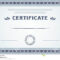 Certificate Border And Template Design Stock Vector Throughout Certificate Border Design Templates