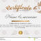 Certificate Design Template. Stock Vector – Illustration Of For Free Art Certificate Templates