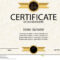 Certificate Of Achievement Or Diploma Template. Vector Stock Within Certificate Of Attainment Template