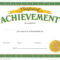 Certificate Of Achievement Template – Certificate Templates Intended For Army Certificate Of Achievement Template