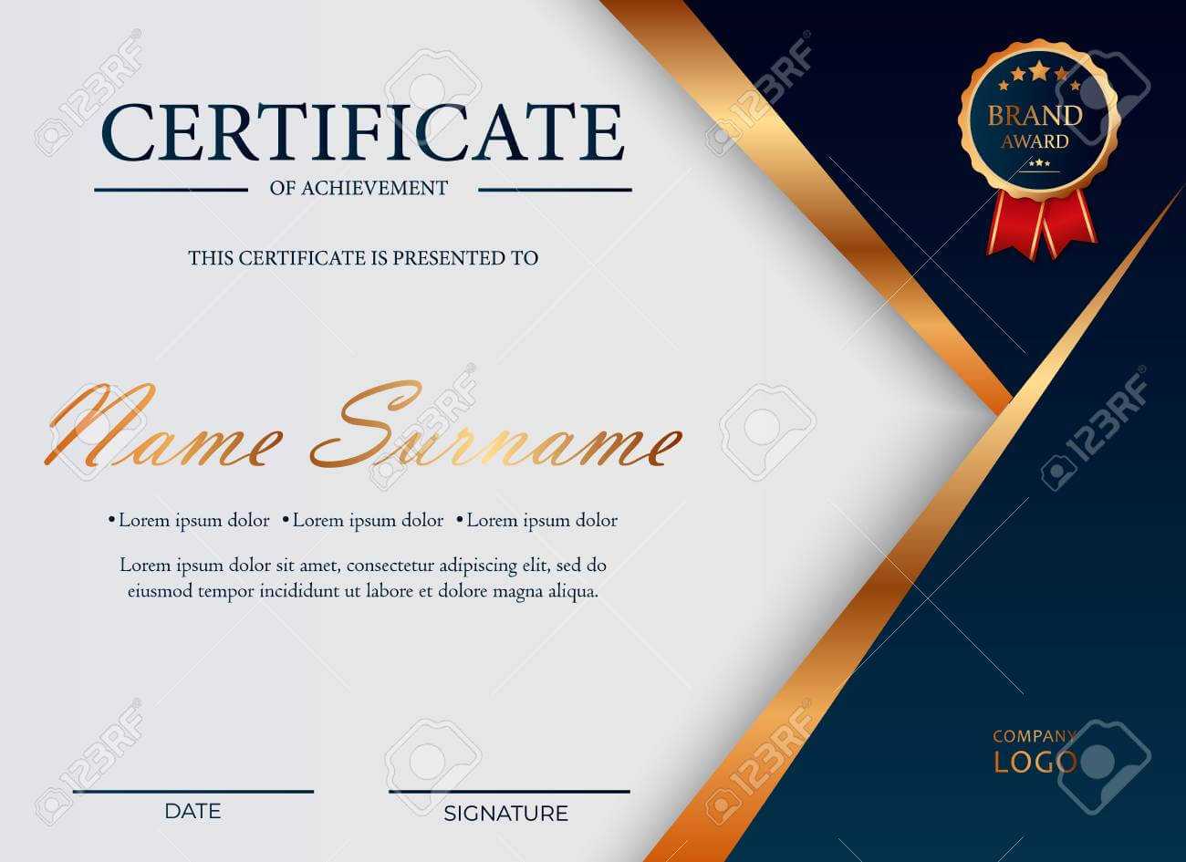 Certificate Of Appreciation, Award Diploma Design Template. Certificate.. Regarding Award Certificate Design Template