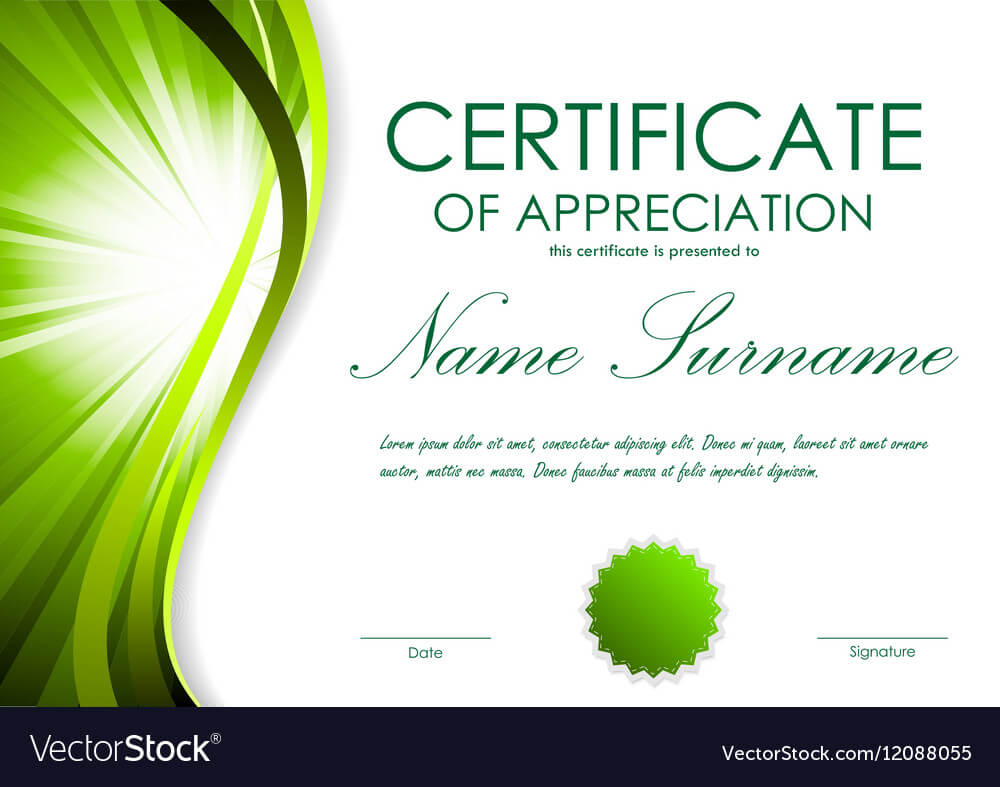 Certificate Of Appreciation Template For Free Certificate Of Appreciation Template Downloads