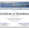 Certificate Of Attendance Conference Template ] - Of in Conference Certificate Of Attendance Template