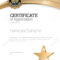 Certificate Template. Diploma Of Modern Design Or Gift Certificate For Present Certificate Templates