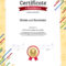 Certificate Template In Football Sport Theme With For Football Certificate Template