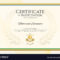 Certificate Template In Sport Theme With Border Within Tennis Certificate Template Free