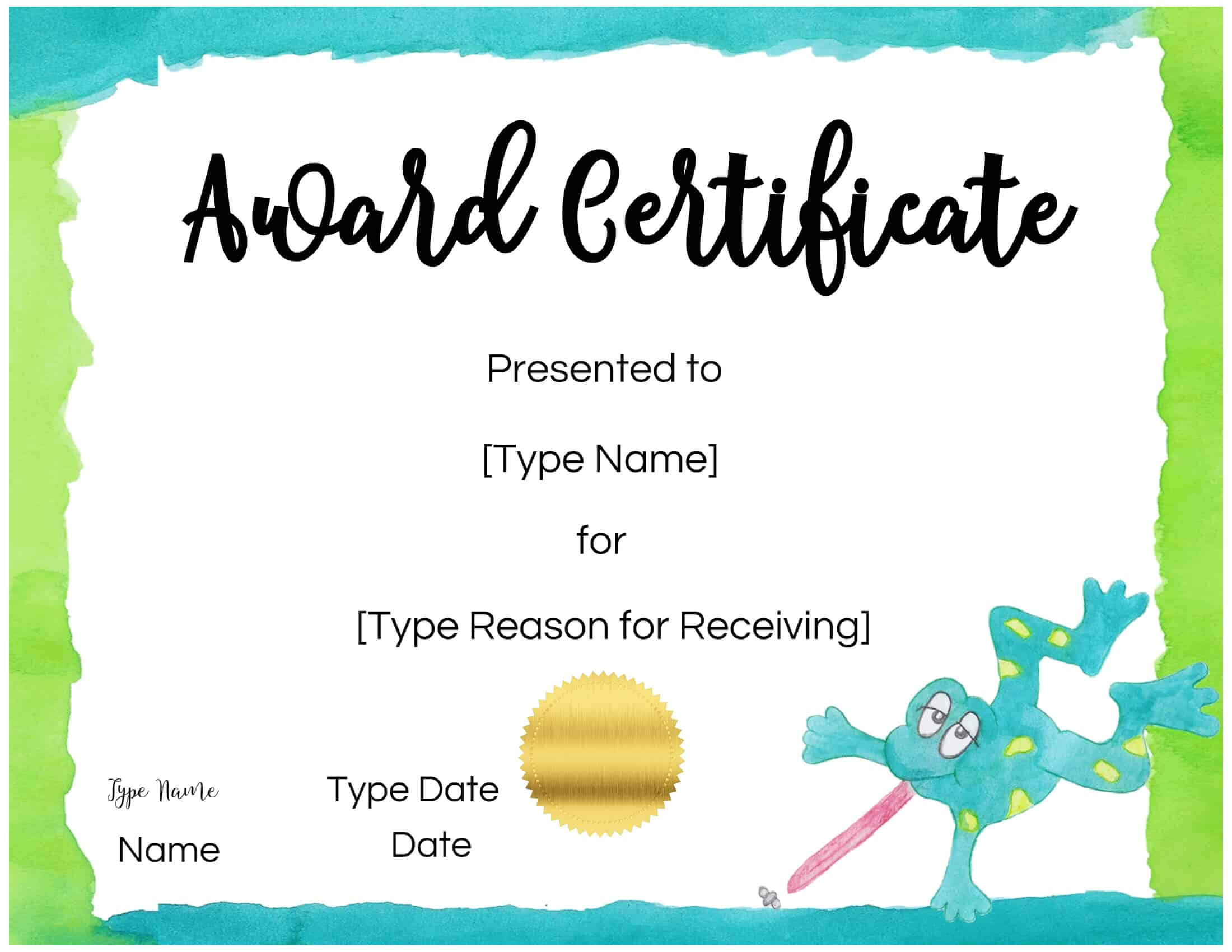 Certificates For Kids With Free Printable Certificate Templates For Kids