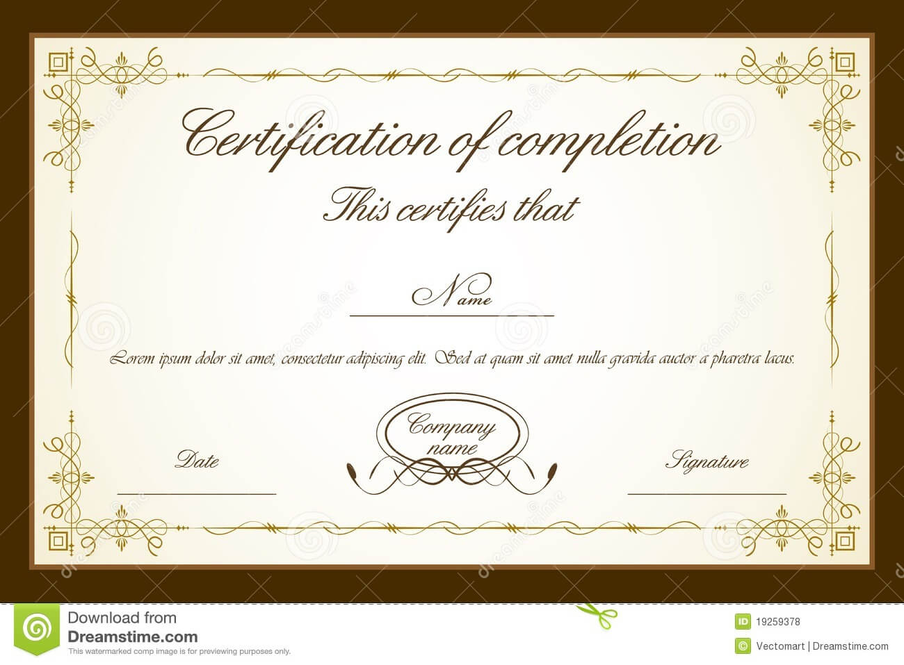 Certificates Free Download – Yatay.horizonconsulting.co In Certificate Of Completion Free Template Word