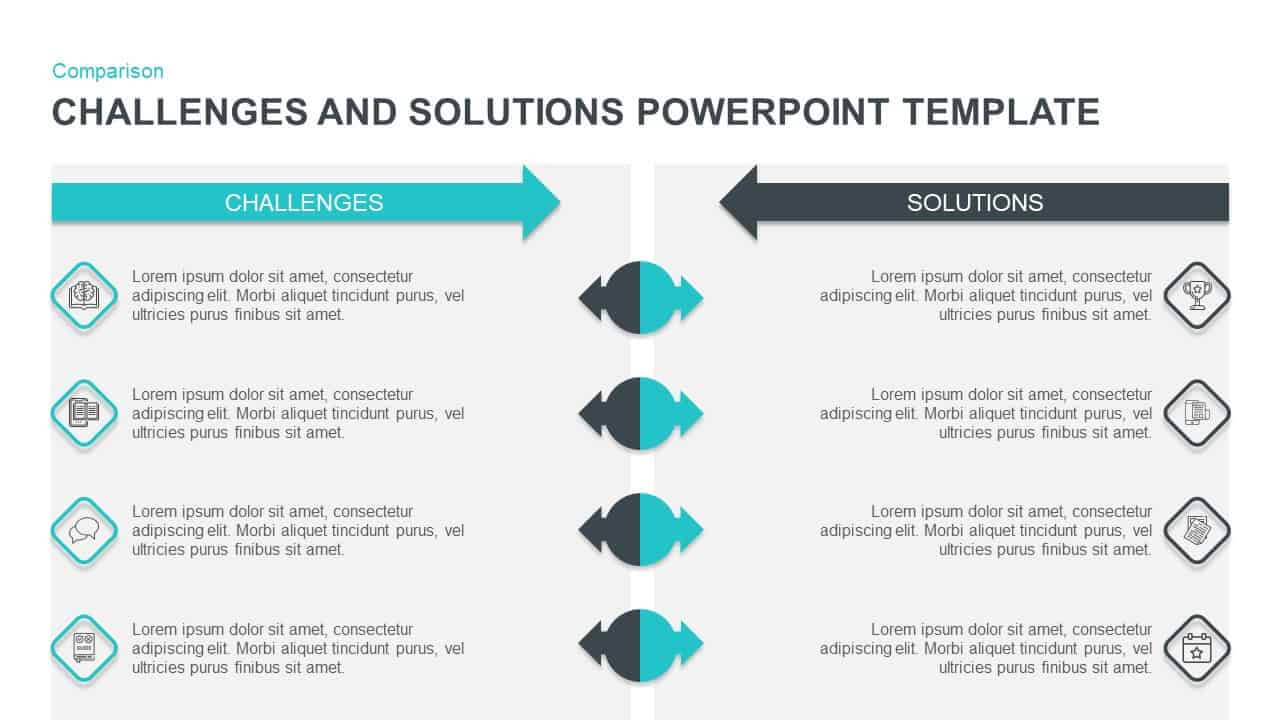 Challenges & Solutions Powerpoint Template – Slidebazaar Throughout Powerpoint Template Resolution