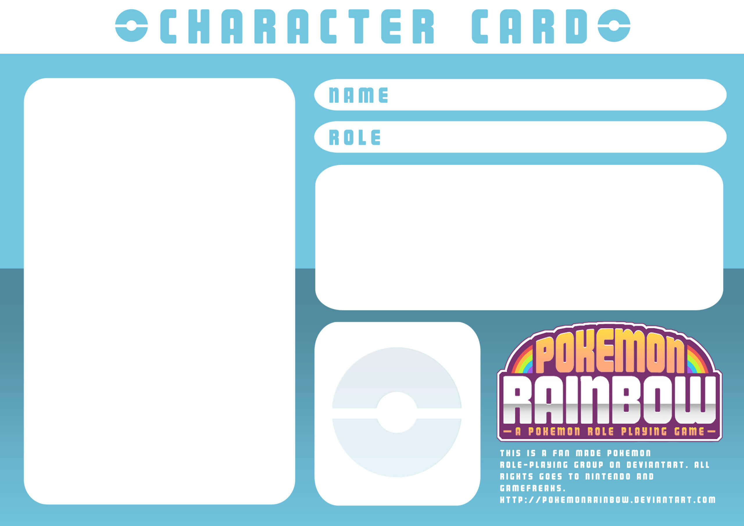Character Card Templatery Spirit On Deviantart Inside Pokemon Trainer Card Template