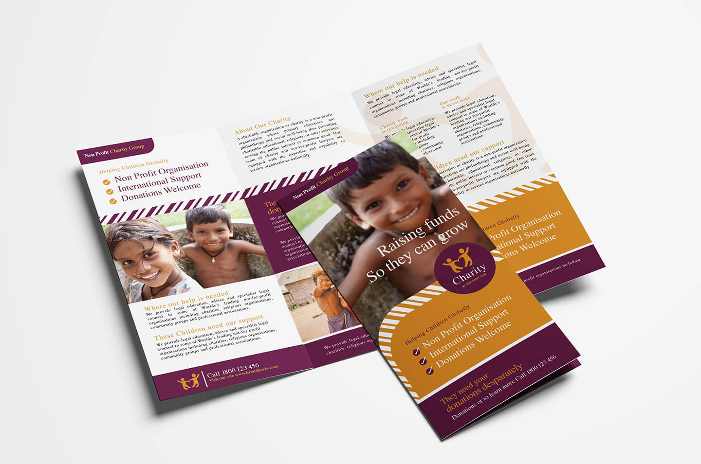 Charity Tri Fold Brochure Template – Psd, Ai & Vector For Welcome Brochure Template