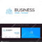 Chemical, Dope, Lab, Science Blue Business Logo And Business Inside Dope Card Template