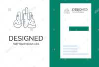Chemical, Dope, Lab, Science Grey Logo Design And Business regarding Dope Card Template